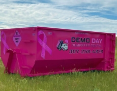 Fight Breast Cancer Dumpster